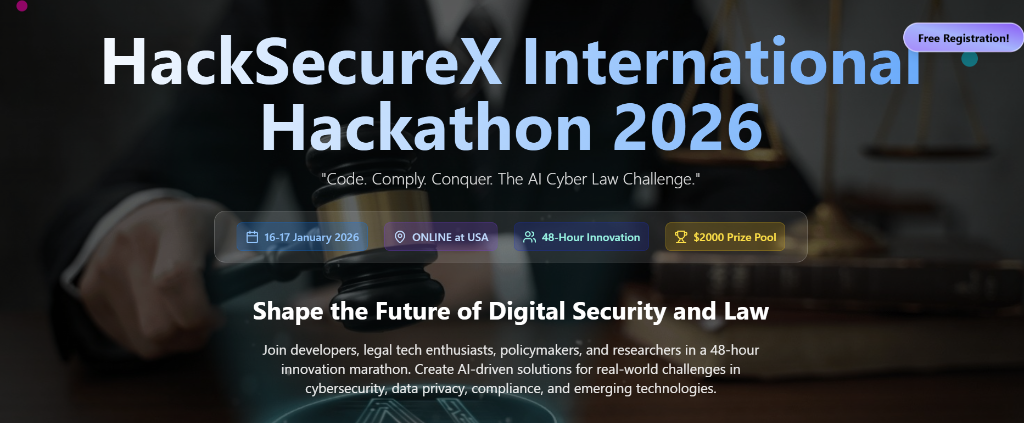 3rd Place — HackSecureX International banner